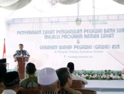 HD Hadiri Launching Penyerahan Zakat Penghasilan Pegawai BSB Kantor Pusat