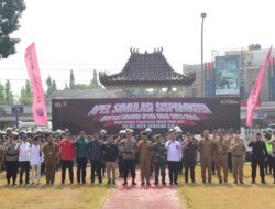 Bersiap Hadapi Pemilu, Polres OKI Gelar Simulasi Sispamkota