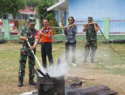Kodim 0402/OKI Gelar Pembinaan Masyarakat Tanggap Bencana