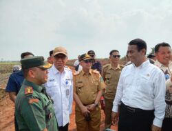 Dandim 0402/OKI Hadiri Kunker Menteri Pertanian