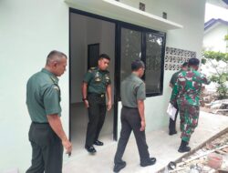Renovasi Rumah Dinas Kodim 0402/OKI Tim Zidam II/Sriwijaya Laksanakan Pengecekan
