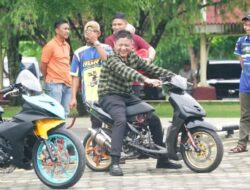 Cegah Balap Liar, Bupati Enos Fasilitasi Pembalap Dengan Menggelar Event Road Race