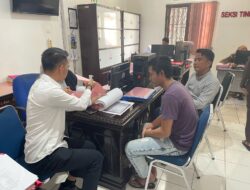 Polsek Cengal Polres OKI Polda Sumsel Limpahkan Tersangka Pembunuhan Berencana Kepada Kejari OKI