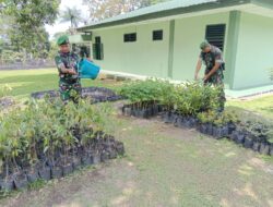 Ayo Lestarikan Alam Sejak Dini, Bersama Korem 022/PT Ikut Hijaukan Dunia