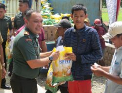 Kodim 0402/OKI Operasi Pasar Murah Program PERJAKA