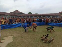 Kalapas Kelas II A Pitra Jaya Saragih :Lomba Nangkap Bebek Menekan Tingkat Stres, Menunggu Buka Pusa