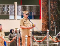 Hani S Rustam Pimpin Apel Gelar Pasukan Dalam Rangka Pengamanan Pemilu Serentak Tahun 2024