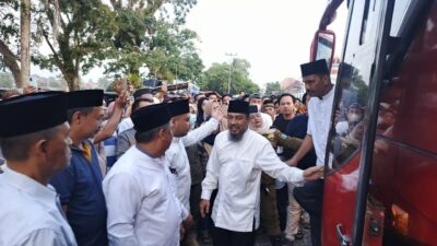 Pemkab OKI Sambut Kepulangan Jemaah Haji Kloter 18