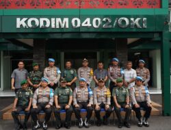 Kunjungan Kerja Karo Provos Divpropam Polri Ke Kodim 0402/OKI