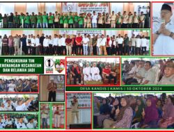 Menangkan JADI Ratusan Warga Pampangan Berikan Dukungan Secara Masif