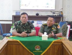 Dandim 0402/OKI Menyambut Tim Wasev Sterad