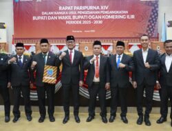 DPRD OKI Gelar Paripurna Usulan Pengesahan Pelantikan Bupati Wakil Bupati OKI Terpilih