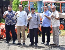 Bidik Swasembada Pangan, Kementan Kirim Ratusan Alsintan ke Kabupaten OKI