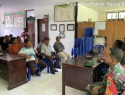 Respon Penolakan Makan Bergizi Gratis, Dandim 1803 Fakfak Memerintahkan Jajaran Koramil untuk Sosialisasi (MBG) di Wilayah Kodim 1803/Fakfak