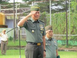 Kasdim 0402/OKI Bertindak Sebagai Irup Pada Upacara Bendera