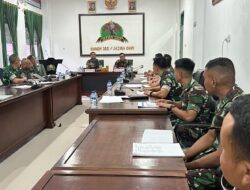 Persiapan Sertijab Danrem 182/JO, Irdam Tinjau Verifikasi Risalah