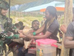 Selalu di Hati, Selalu Dinanti’ : Satgas TNI-Warga Papua Pegunungan Satukan Hati Di Momen Paskah