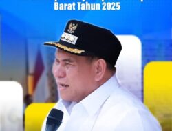 Bupati Fakfak, Samaun Dahlan, Paparkan Visi-Misi dalam Rapat Kerja Bupati se-Papua Barat 2025