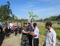 Sinergitas TNI- Polri dan Pemkab Blitar Hijaukan Lingkungan, Bangun Masa Depan