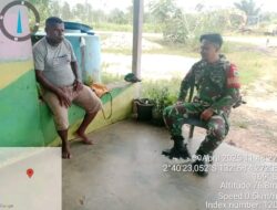 Koramil Tomage Jalin Komunikasi dengan Tokoh Adat untuk Cegah Provokasi di Papua Barat