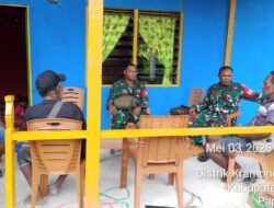 Cegah Provokasi, Koramil 1803-07/Kramamongga Komsos dengan Tokoh Adat