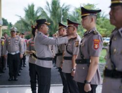 Kapolres OKI Apresiasi Pejabat Lama, Ajak Pejabat Baru Tingkatkan Pelayanan