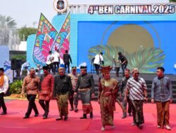 Dandim 0808 dan Forkopimda Hadiri Pesona Budaya dalam 4th BEN Carnival di Kota Blitar