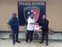 Pemantau Keuangan Negara (PKN RI) Menerima Piagam Penghargaan dari Negara Melalui Kapolri CQ Kapolres Supiori Papua