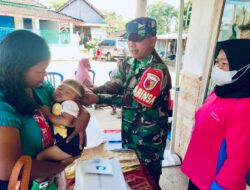 Babinsa Panggungasri Dampingi Kegiatan Posyandu, Wujud Kepedulian Terhadap Kesehatan Warga