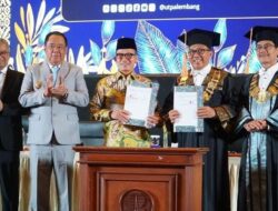 Tingkatkan Kualitas SDM, Wagub Cik Ujang Hadiri Wisuda Universitas Terbuka Palembang