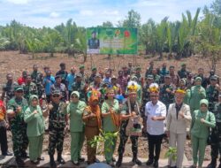 HUT TNI ke-80, Pangdam XVIII/Kasuari dan Danrem 182/JO Hijaukan Pesisir Teluk Bintuni
