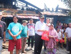 Bupati Muba Tinjau Lokasi Kebakaran di Sekayu, Janjikan Bantuan Bangun Kembali Rumah Warga