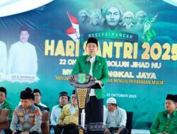 Puncak Hari Santri 2025 di Tungkal Jaya: Santri Sebagai Pilar Peradaban Mulia