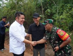 Gubernur Sumsel Tinjau Lahan Cetak Sawah di OKI, Dandim 0402/OKI Siap Dukung Program Ketahanan Pangan