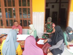 Babinsa Panggungasri Dampingi Kegiatan Posyandu, Wujud Kepedulian Terhadap Kesehatan Warga