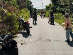 Babinsa Fakfak Turun Tangan Buka Pemalangan Jalan, Wujudkan Solusi Damai Antara Warga dan Pemerintah