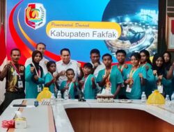 Bupati Fakfak Terima Kembali Atlet Karate INKANAS Usai Harumkan Nama Daerah di Kejuaraan Piala Bupati Cup II Se-Tanah Papua di Mimika