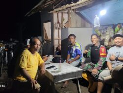 Babinsa Serda Heriyanto Laksanakan Patroli Siskambling di Desa Gajah Makmur