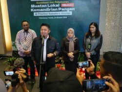 Gubernur HD Luncurkan Program Mulok Kemandirian Pangan di Sumsel, Tanamkan Semangat Produksi, Bukan Sekadar Konsumsi