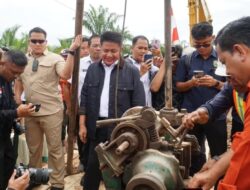 HD Lakukan Groundbreaking Duplikat Jembatan Pulau Rimau, Penghubung Strategis 3 Kecamatan dan 29 Desa
