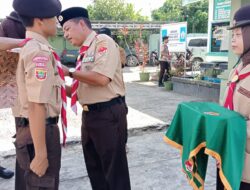 Anggota Baru Saka Wira Kartika Koramil 402-10/Kayuagung Resmi Dilantik