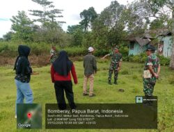 Dandim 1803/Fakfak Tinjau Lahan Kompi Produksi dan Integrated Farming di Distrik Bomberay