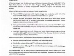 BPC HIPMI Fakfak Desak Penundaan MUSDA HIPMI Papua Barat, Nilai Proses Tidak Inklusif dan Terburu-buru