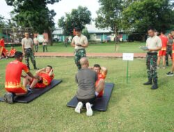 Kodim 0402/OKI-OI Gelar Kegiatan Kesegaran Jasmani (Garjas) Periodik Semester II