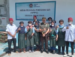 Pastikan Kualitas Menu Anak Sekolah, Dandim 1803/Fakfak Inspeksi Dapur Sehat SPPG YATIRA