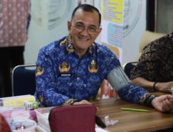 Sekda Sumsel Buka Pelaksanaan Sejuta Vaksin HPV dan Donor Darah dalam Rangka HUT ke-54 Korpri