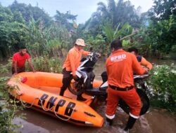 Pemkab Banyuasin Siaga Bencana, Pantau Korban Banjir Kecamatan Talang Kelapa