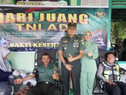 Semarak Hari Juang Kartika 2025, Kodim 0402/OKI-OI Sukses Selenggarakan Donor Darah dan Pelayanan Gratis