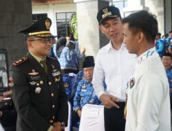 Perkuat Bela Negara dan Kesiapsiagaan Bencana, Dandim 0402/OKI-OI Hadiri Apel Siaga di OKI