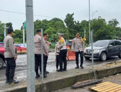 Tim Supervisi Ro Ops Polda Sumsel Laksanakan Supervisi Posyan Kayuagung dalam Ops Lilin Musi 2025